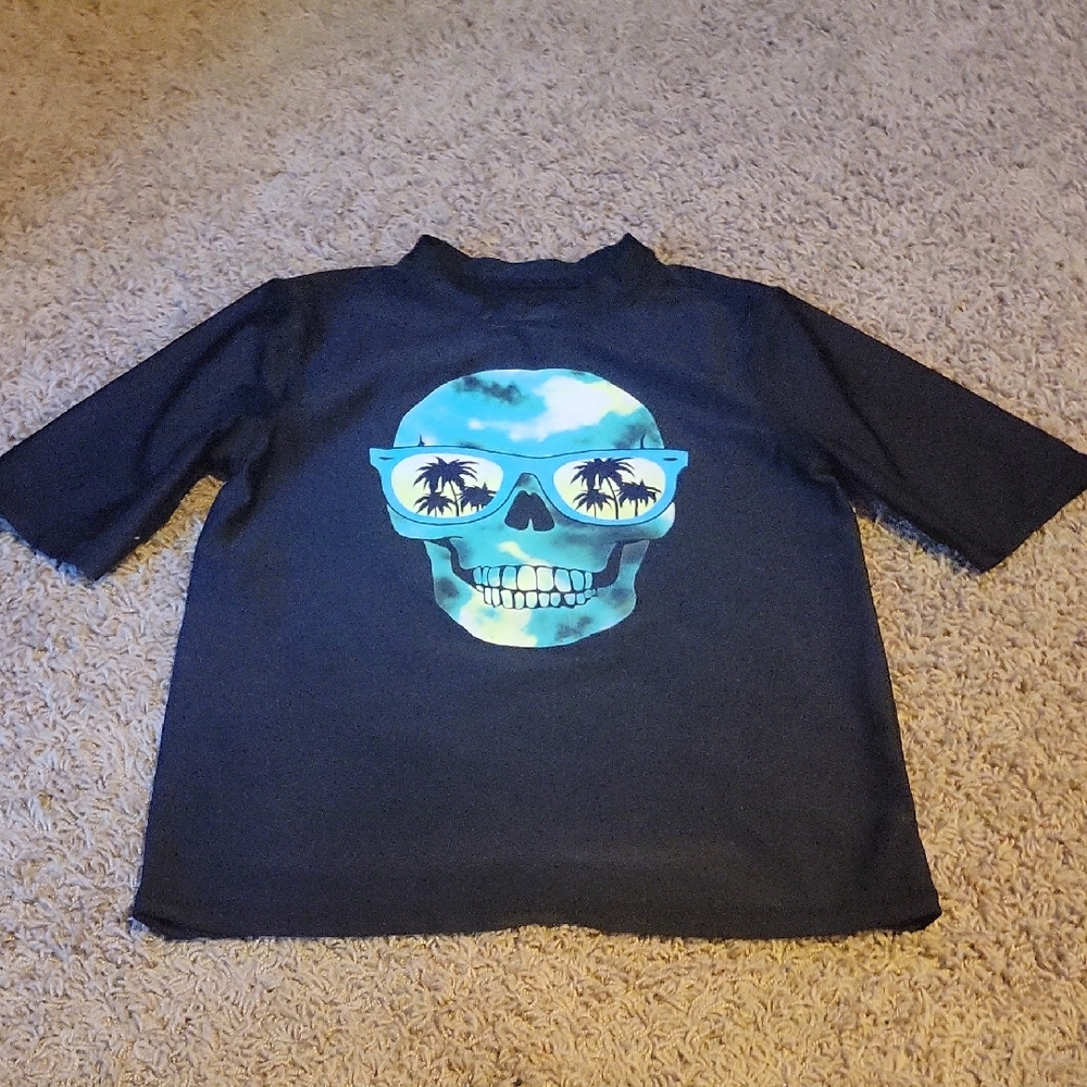 Wonder Nation XL Skull Swimshirt